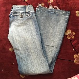 Butt Lifting Hydraulic Stretch Flair Jeans